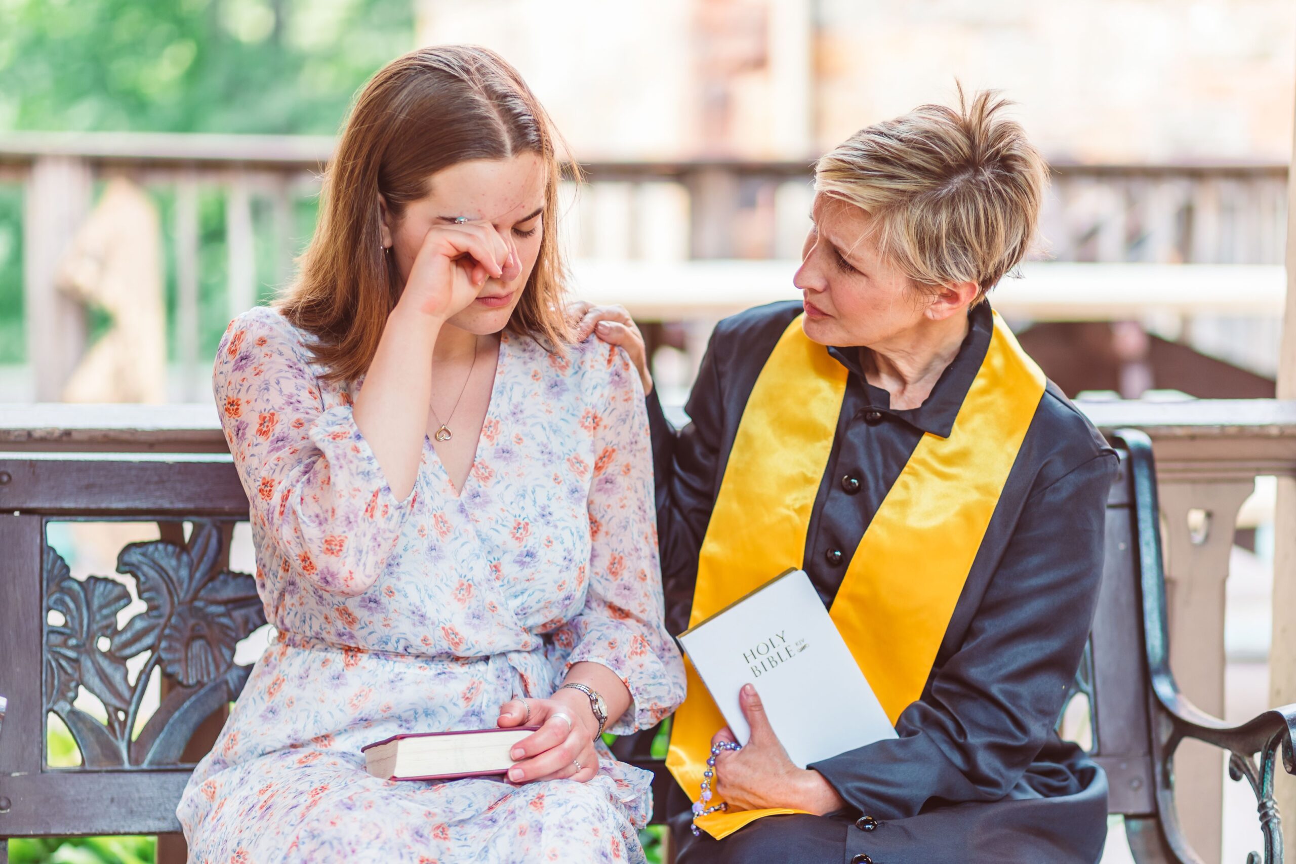 Pastoral care and spiritual support in a counseling setting